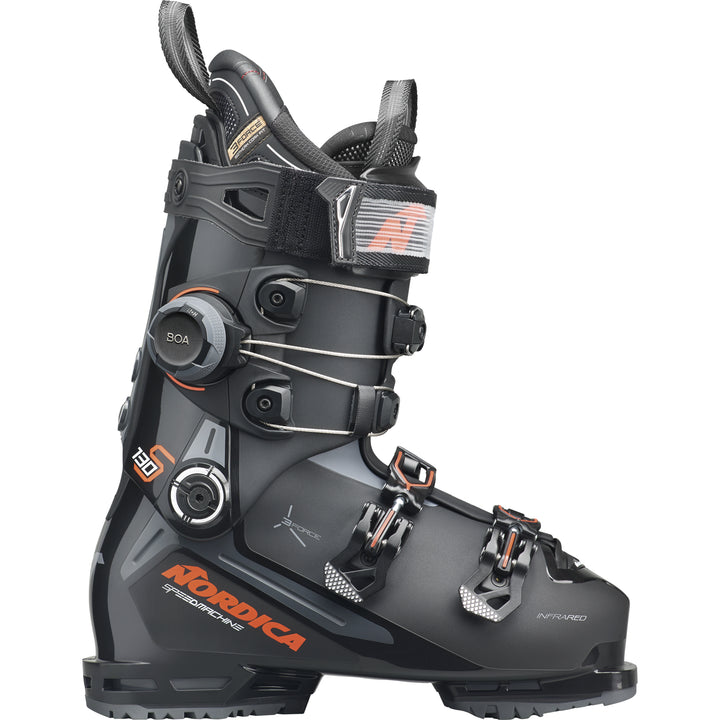 Nordica Speedmachine 3 130 S BOA Cuff Ski Boots 2027 Black/Anthracite/Red