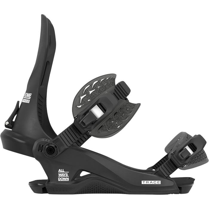 Rome Trace HW Snowboard Bindings 2026 Black