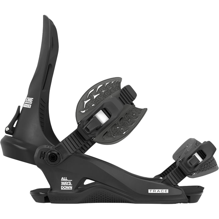 Rome Trace HW Snowboard Bindings 2026 Black