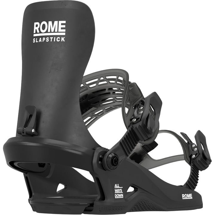 Rome Slapstick Snowboard Bindings - Kids' 2026 Black