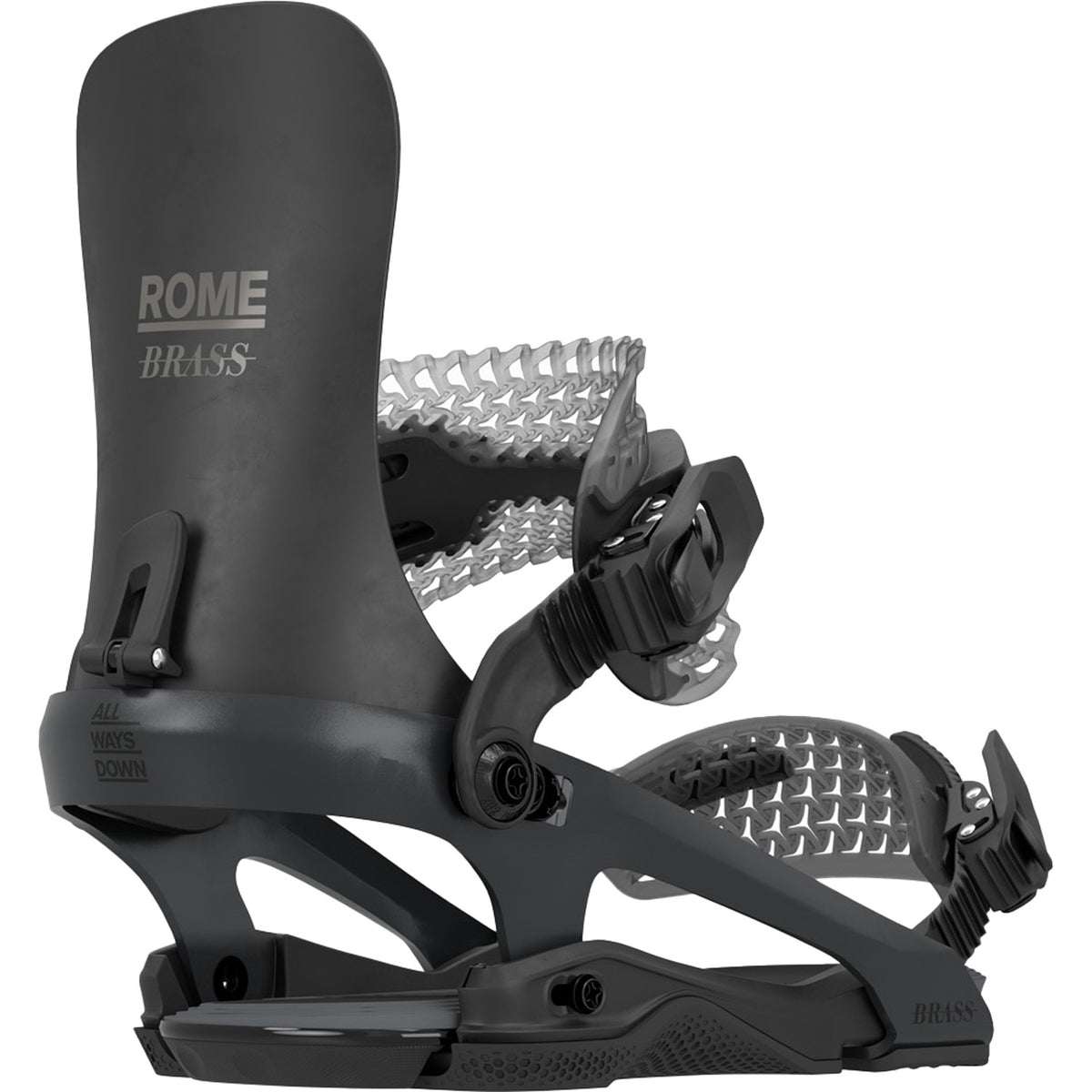 Rome Brass FW Snowboard Bindings - Women's 2026 Black