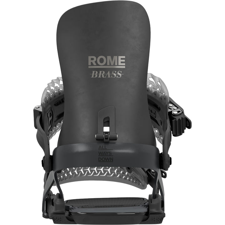 Rome Brass FW Snowboard Bindings - Women's 2026 Black