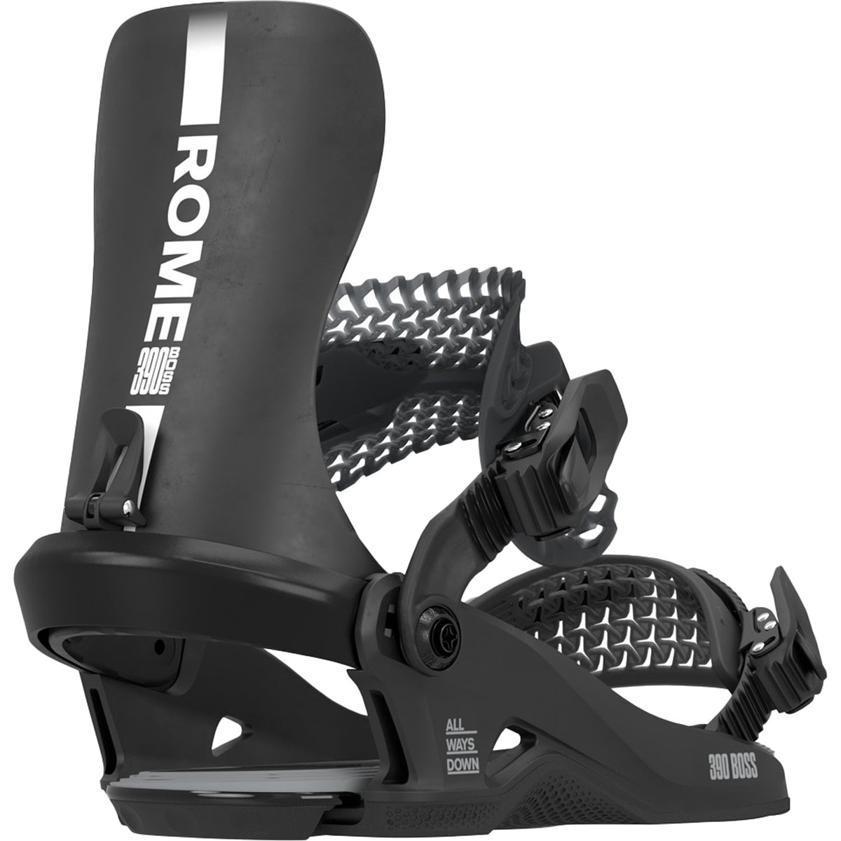 Rome 390 Boss HW Snowboard Bindings 2026 Black