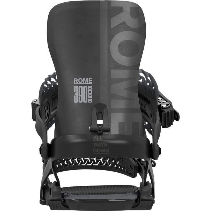 Rome 390 Boss FW Snowboard Bindings 2026 Black
