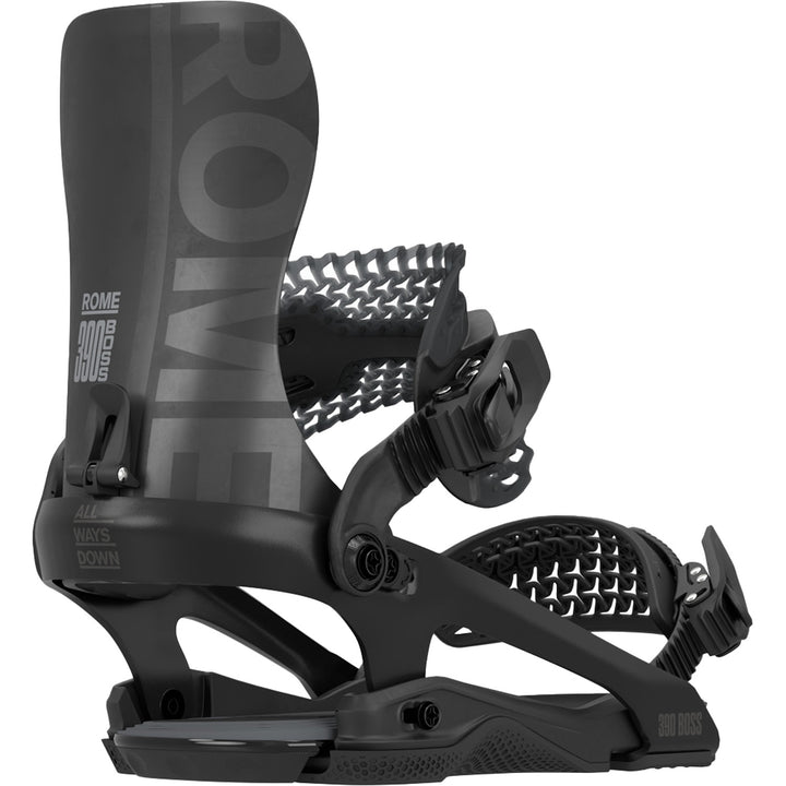 Rome 390 Boss FW Snowboard Bindings 2026 Black