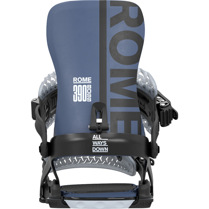 Rome 390 Boss FW Snowboard Bindings 2026 Blue/Ice
