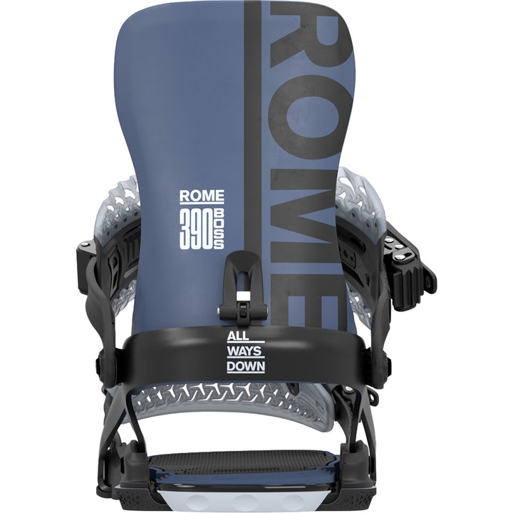 Rome 390 Boss FW Snowboard Bindings 2026 Blue/Ice
