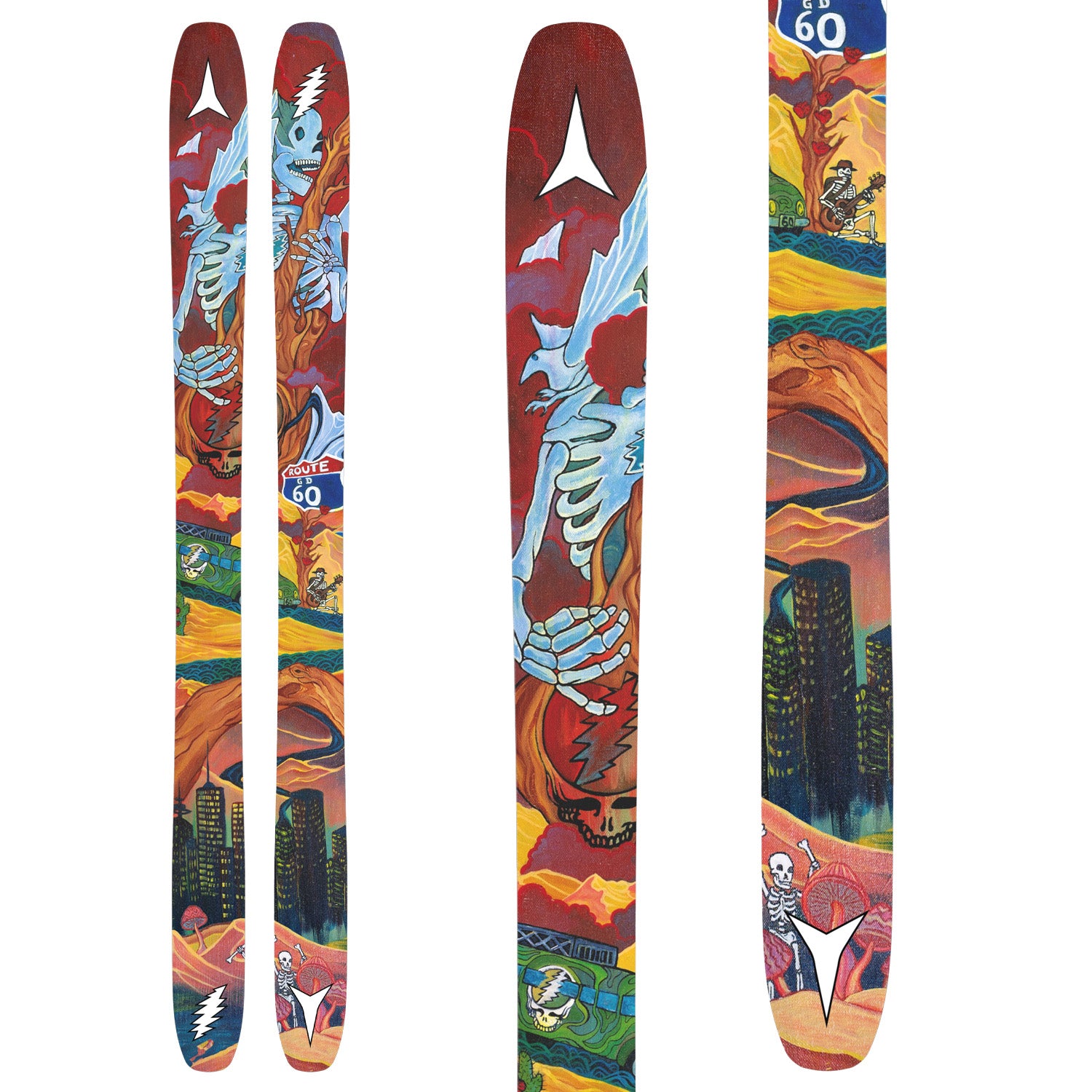 Atomic Bent 110 Grateful Dead Limited Edition Skis 2026 – evo