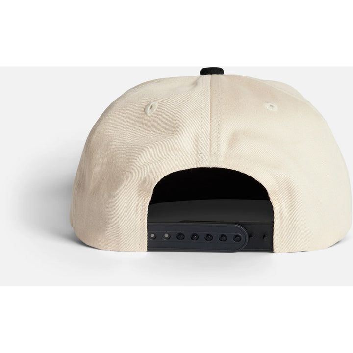 Autumn Two Tone Twill Snapback Hat Eggshell