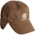 Autumn Washed Canvas Flap Cap Light Brown