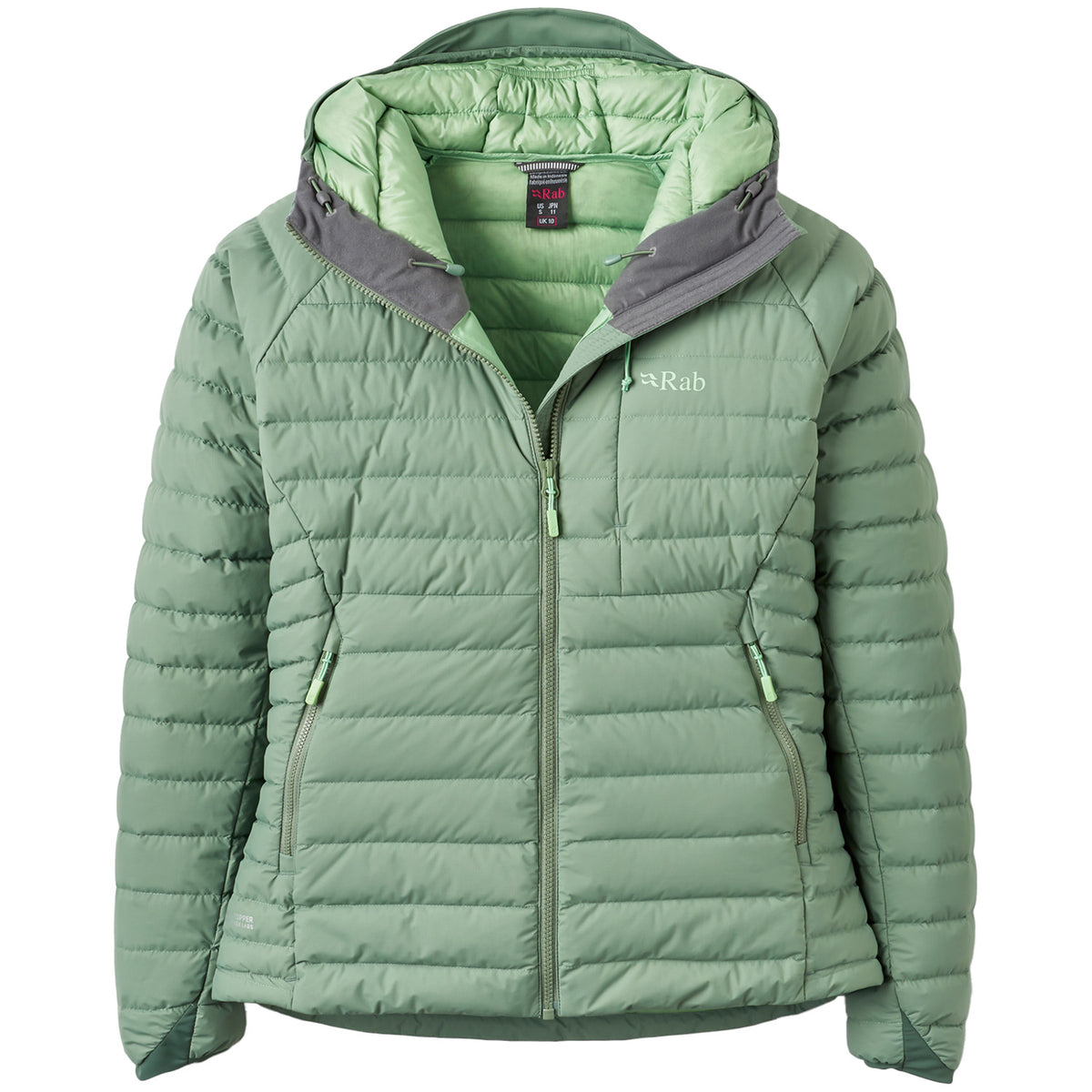 Rab® Microlight Windstopper Hoodie - Women's Dark Fig Green