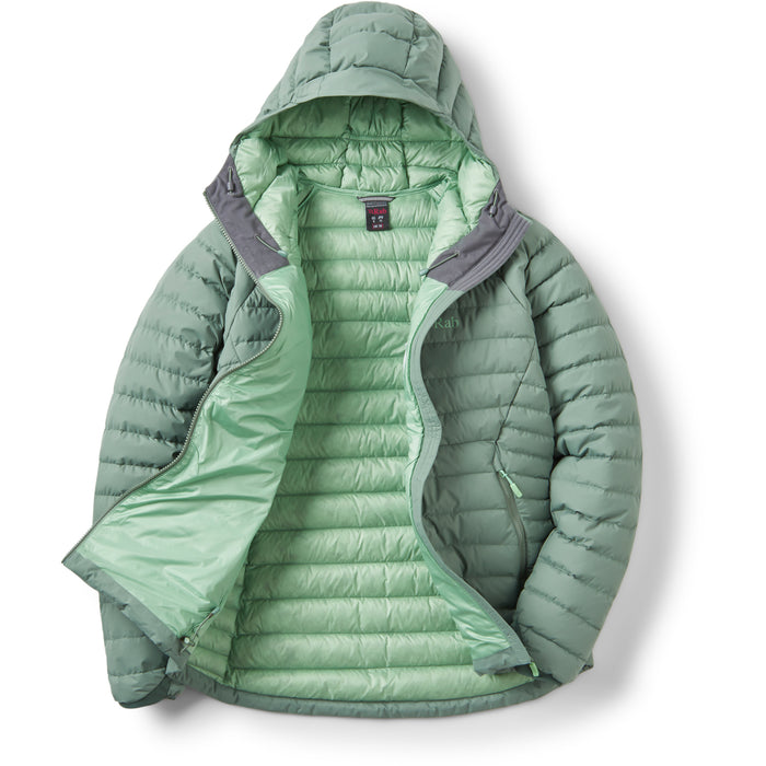 Rab® Microlight Windstopper Hoodie - Women's Dark Fig Green