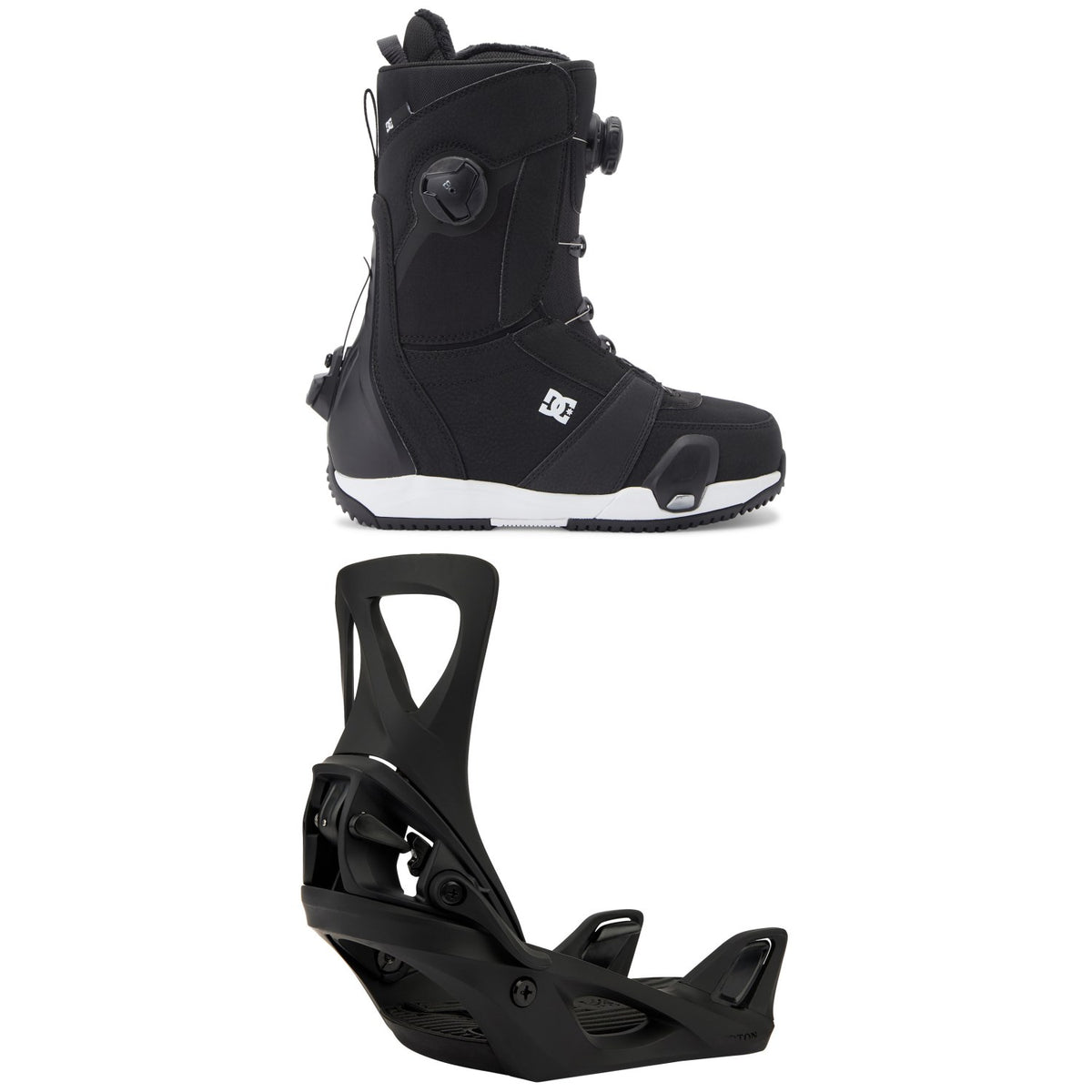 DC Lotus Step On Snowboard Boots + Burton Step On Snowboard Bindings - Women's 2026