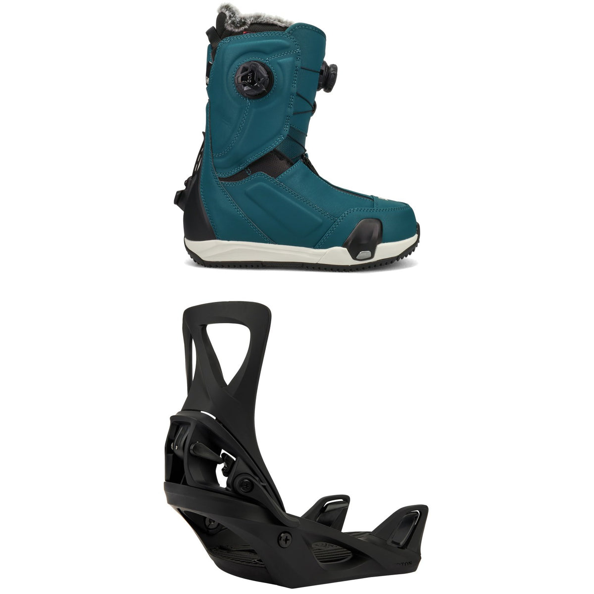 DC Mora Step On Snowboard Boots + Burton Step On Snowboard Bindings - Women's 2026