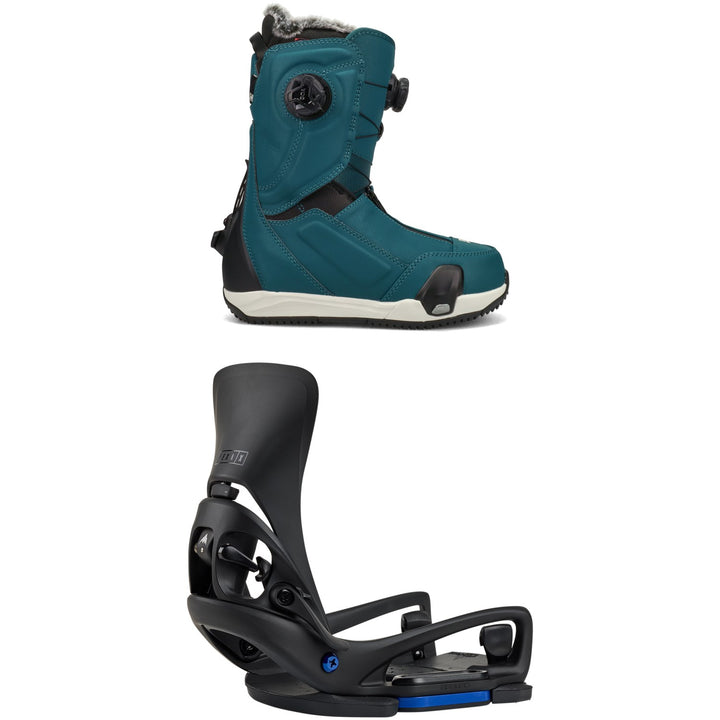 DC Mora Step On Snowboard Boots + Burton Step On Lexa X EST Snowboard Bindings - Women's 2026