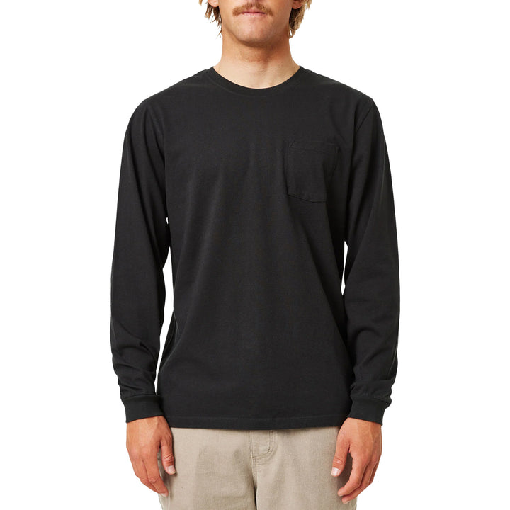 Katin Base Long-Sleeve T-Shirt - Men's Black Wash