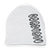 Corduroy Cobweb Reversible Skully Beanie Black