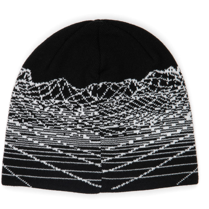 Corduroy Digital Mountain Skully Beanie Black