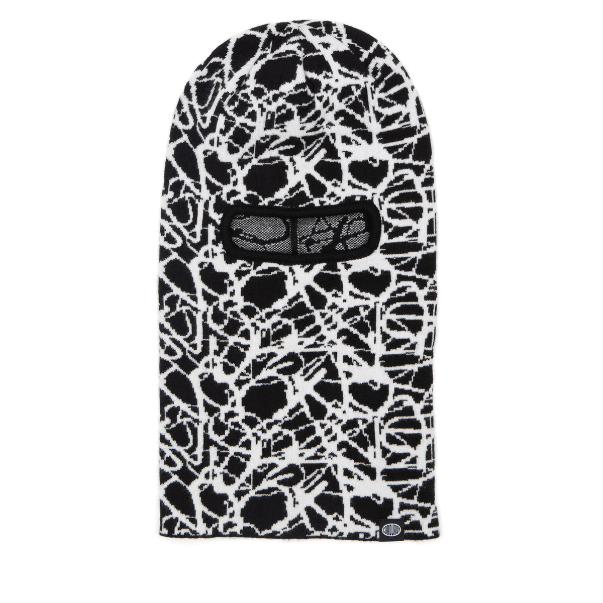Corduroy Deadlung Ski Mask Beanie Black