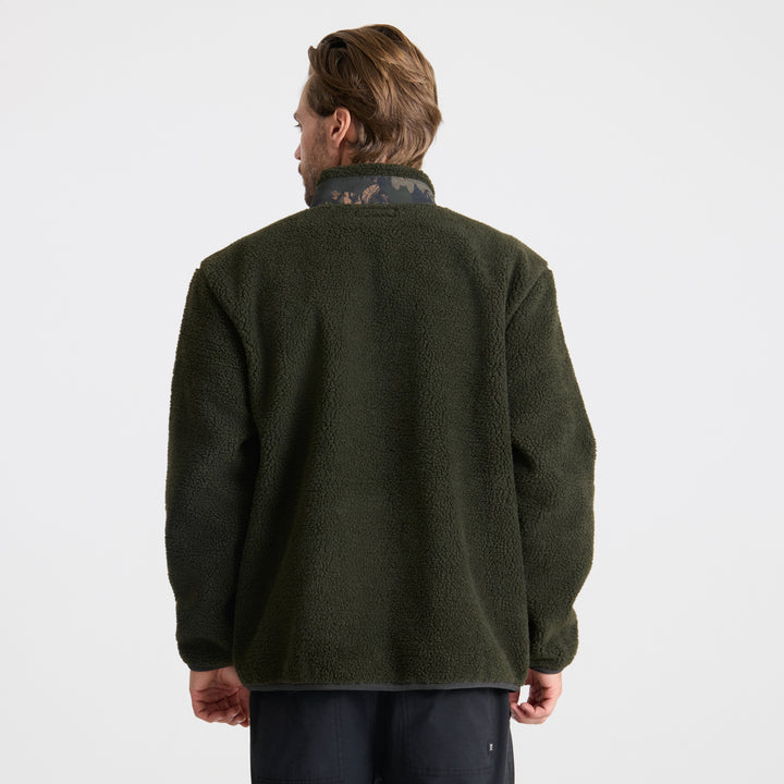 Roark Campover Zip-Up Fleece - Men's Dark Military