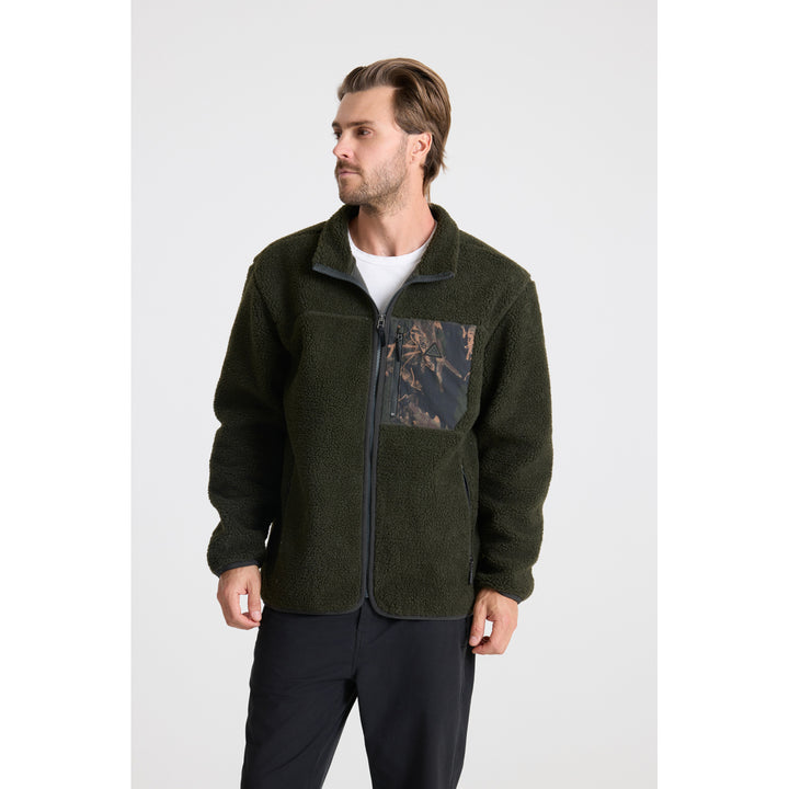 Roark Campover Zip-Up Fleece - Men's Dark Military