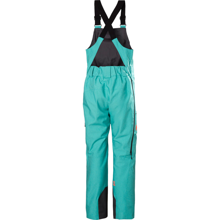Helly Hansen Powderqueen 2.0 Bib Pants - Women's Signal Green Denim