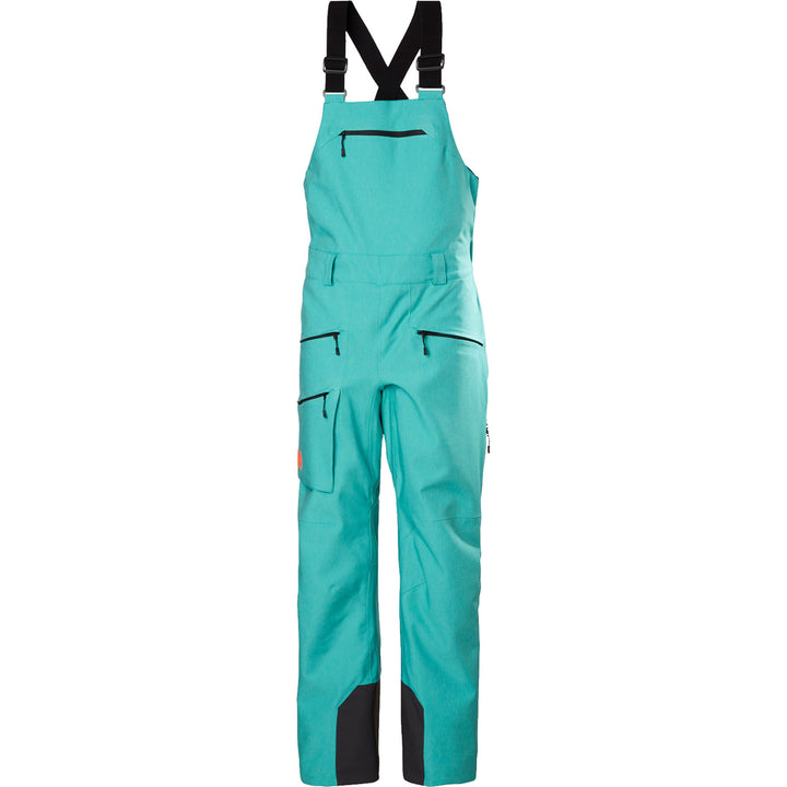 Helly Hansen Powderqueen 2.0 Bib Pants - Women's Signal Green Denim