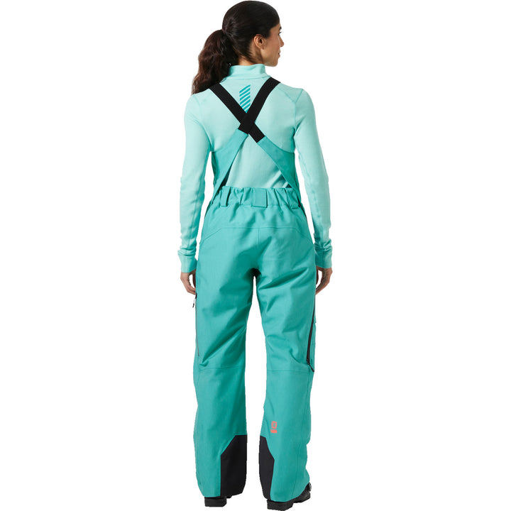Helly Hansen Powderqueen 2.0 Bib Pants - Women's Signal Green Denim