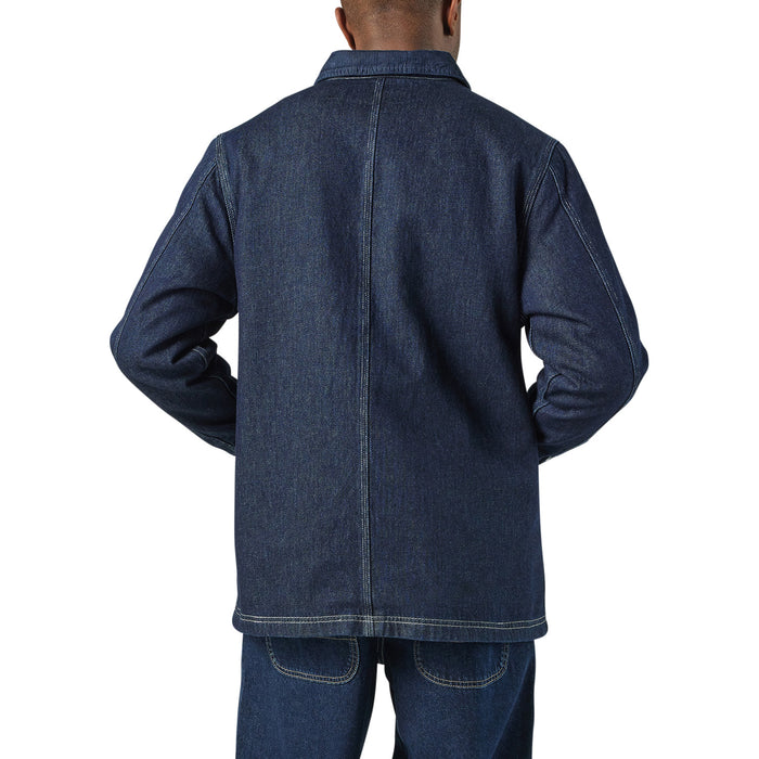 Dickies Denim Blanket Lined Chore Coat - Men's Rinsed Indigo Blue
