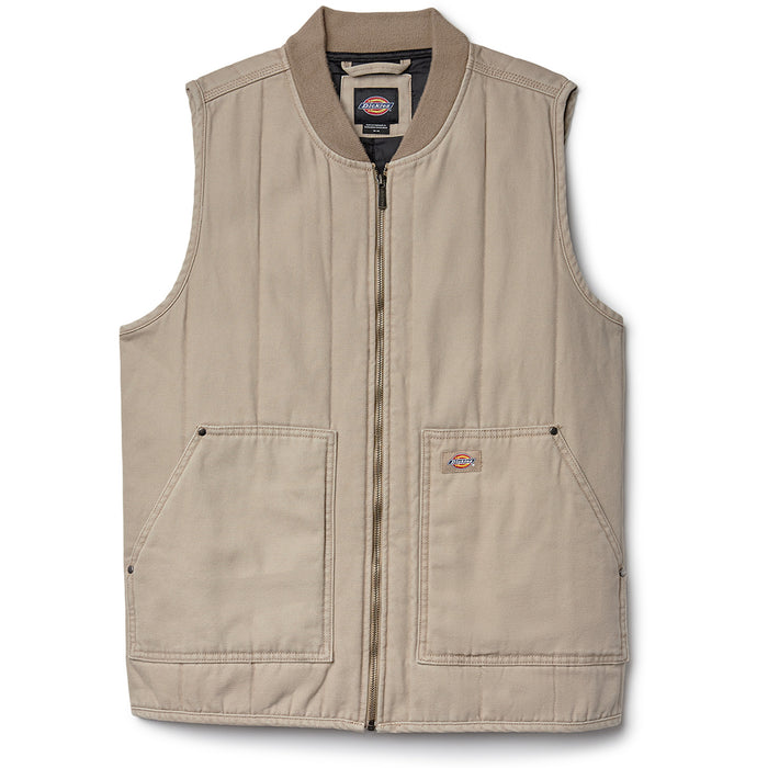 Dickies Quilted Canvas Vest - Men's Desert Sand