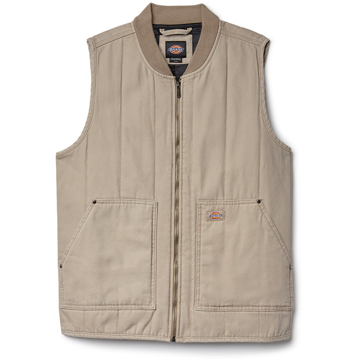 Dickies Quilted Canvas Vest - Men's Desert Sand