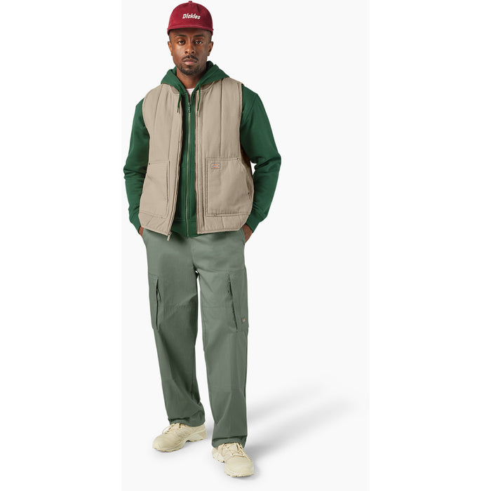 Dickies Quilted Canvas Vest - Men's Desert Sand