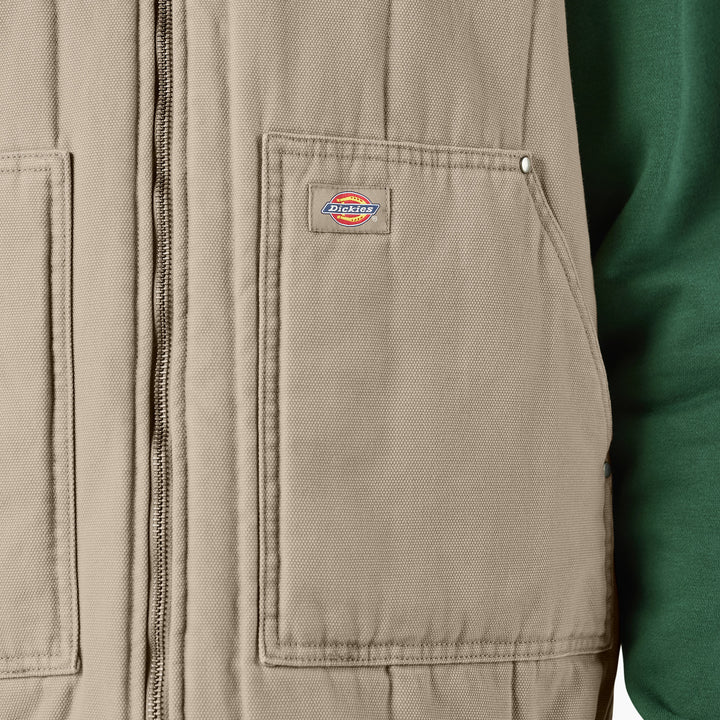 Dickies Quilted Canvas Vest - Men's Desert Sand