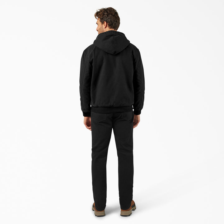 Dickies Hilham Hooded Canvas Jacket - Men's Black