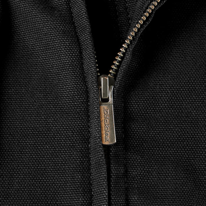 Dickies Hilham Hooded Canvas Jacket - Men's Black