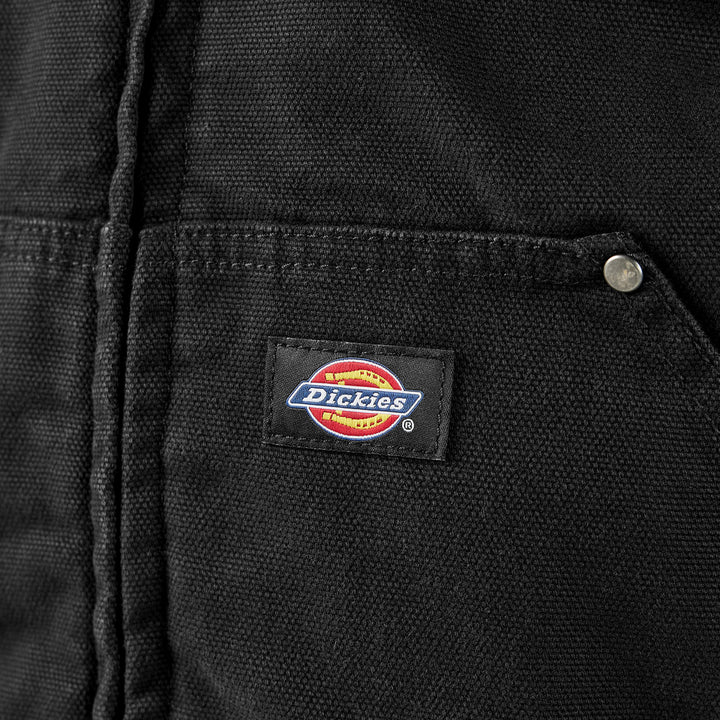 Dickies Hilham Hooded Canvas Jacket - Men's Black