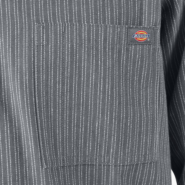Dickies Lima Pinstripe Long-Sleeve Shirt - Men's Charcoal
