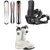 Salomon Assassin Snowboard + XA Supermatic Snowboard Bindings + Dialogue Dual Boa Snowboard Boots 2026