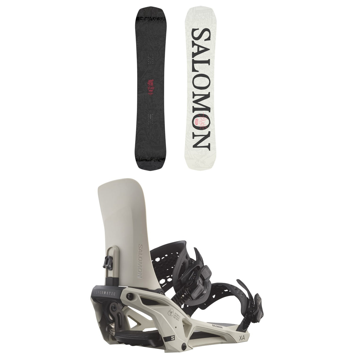 Salomon Craft Snowboard + XA Supermatic Snowboard Bindings 2026