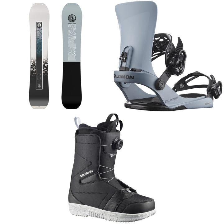 Salomon Sight X Snowboard + EDB X Snowboard Bindings + Faction Boa X Snowboard Boots 2026