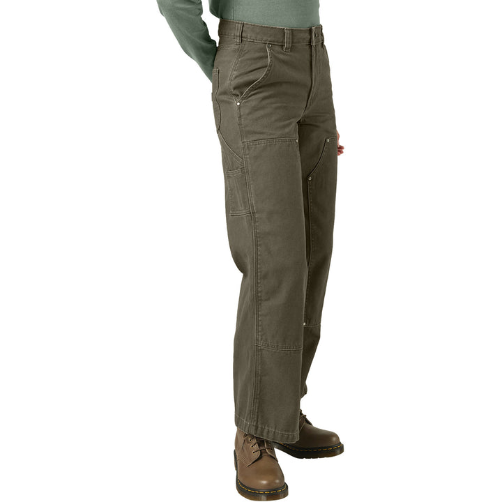Dickies Double Knee Canvas Pants - Women's Military Green
