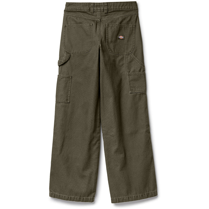 Dickies Double Knee Canvas Pants - Women's Military Green