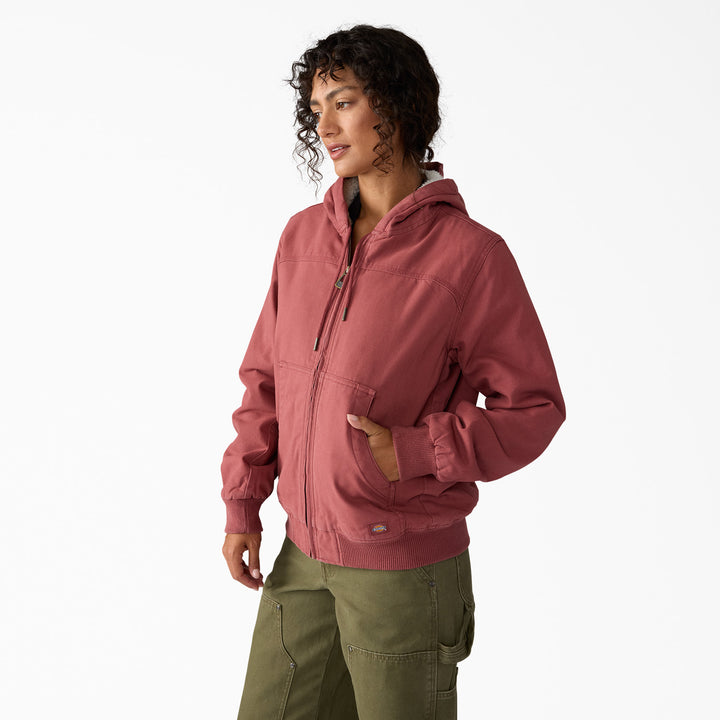 Dickies Sherpa Duck Bombers Jacket - Women's Apple Butter