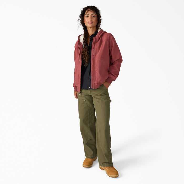 Dickies Sherpa Duck Bombers Jacket - Women's Apple Butter