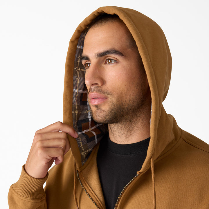 Dickies Thrasher X Dickies Zip Through Hoodie - Men's Brown Duck