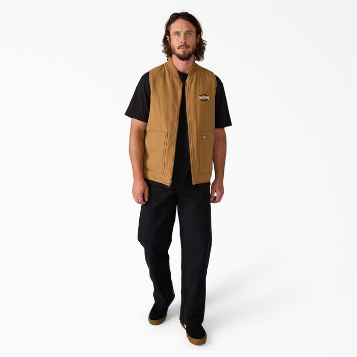 Dickies Thrasher X Dickies Vest - Men's Brown Duck