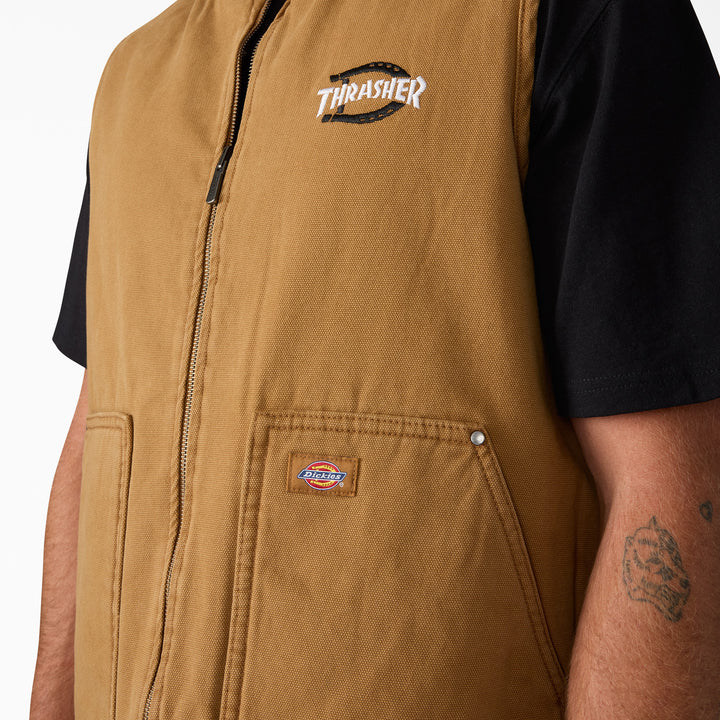 Dickies Thrasher X Dickies Vest - Men's Brown Duck