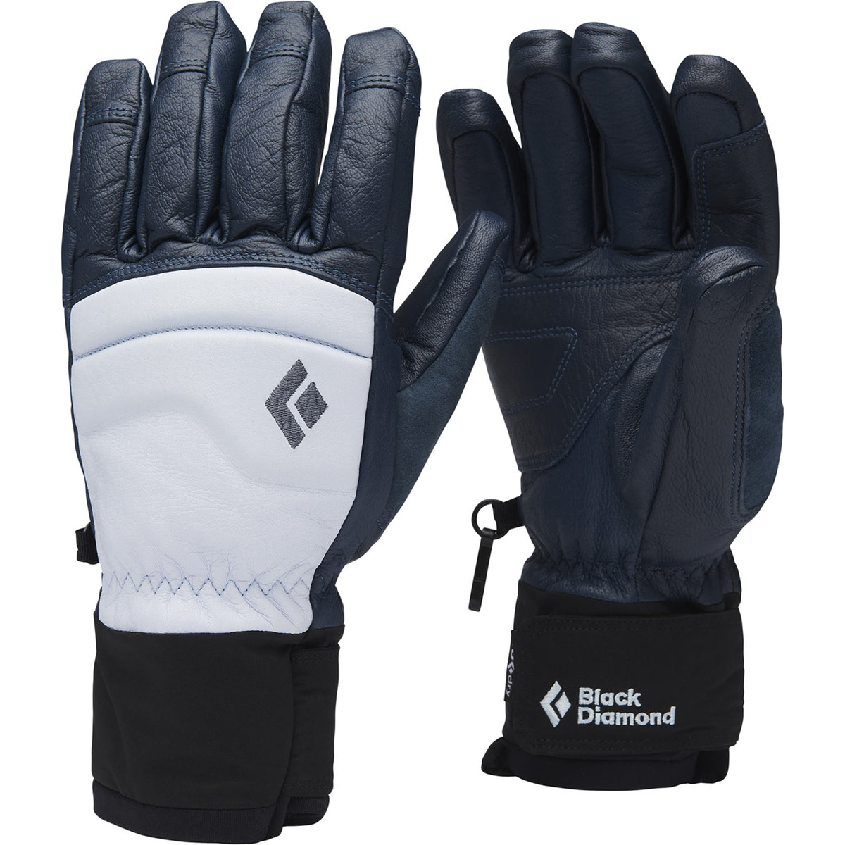 Black Diamond Spark Gloves - Women's Charcoal-Belay Blue