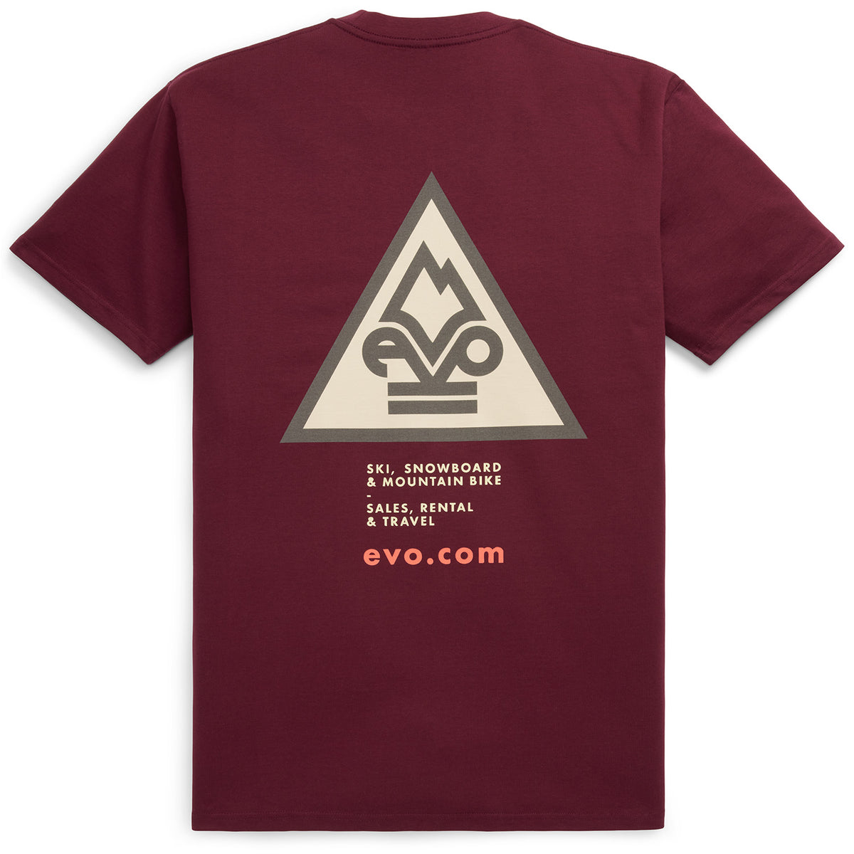 evo Triad T-Shirt - Unisex Burgundy