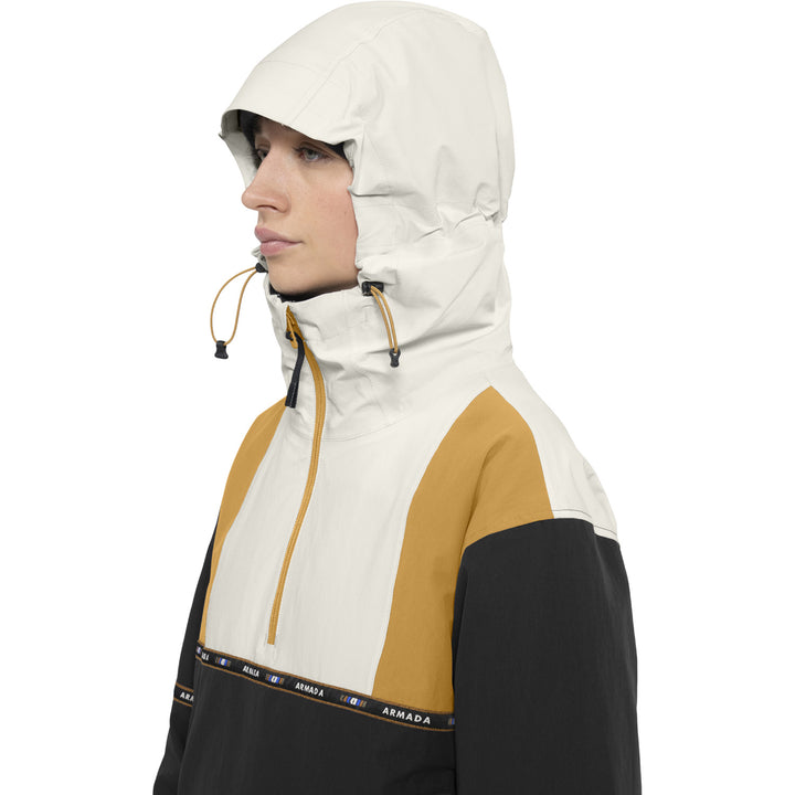 Armada Madaket 2L Insulated Anorak - Women's Golden Brown/Black/Cream